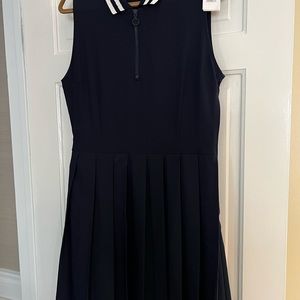 Tory Burch Navy performance golf dress sz. Large NWT